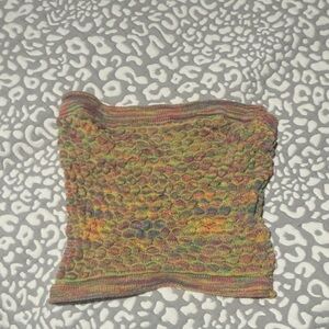 Urban Outfitters Multicolor Knit Tube Top